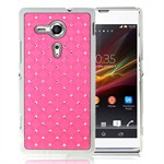 Bling Cover til Xperia SP (Pink)